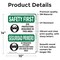Signmission 14 in Height, 10 in Width, Vinyl Decal, Rectangle, Bilingual OS-2PACK-SF-D-1014-L-10786 - alternate 4